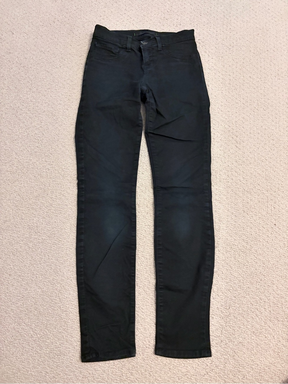 J Brand Black Skinny Jeans Size 24 Made in USA